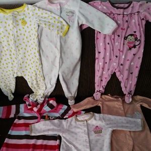 9m girl onsie pajamas